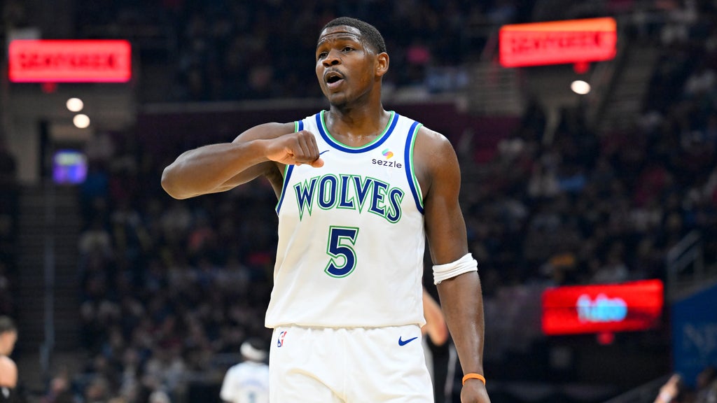 Timberwolves star Anthony Edwards to undergo knee procedure, will miss up to 2 months, ESPN sources says — Cloquet Sports news
