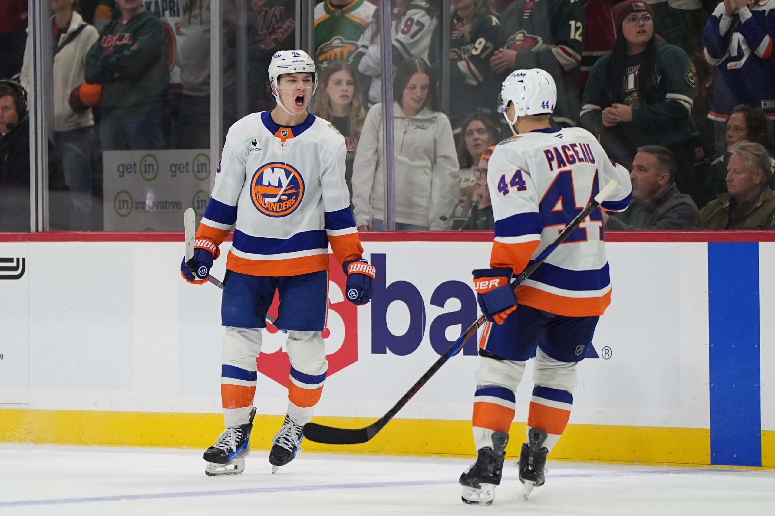 Schaefer scores his 2nd goal of the game in OT to lift Islanders past Wild, 4-3 — KSTP 5 — Gopher